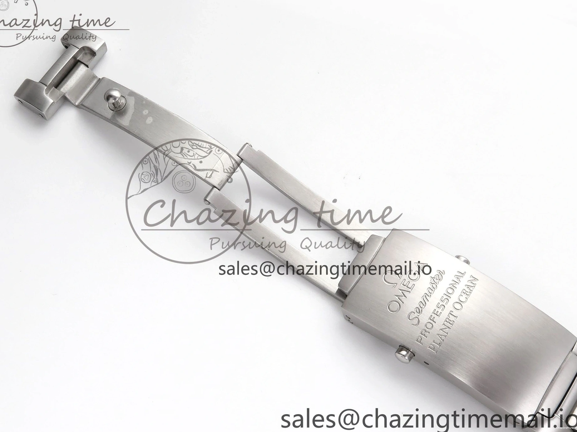 0405 Seamaster “LMPO” OMF 1:1 Best Edition Black Dial on SS Bracelet A Tailored 7703